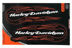 2X Decal Kit for Harley-Davidson (32010) - Red Tribal Flames 2" x 8"