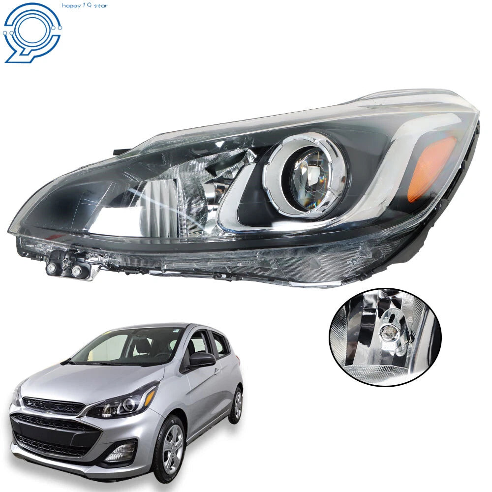 Halogen Headlight for Chevy Spark (2019–2021) Driver LH Side
