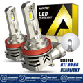 H11 H8 Headlight Kit Bulbs for AUXITO (Error Free, Super Bright White)
