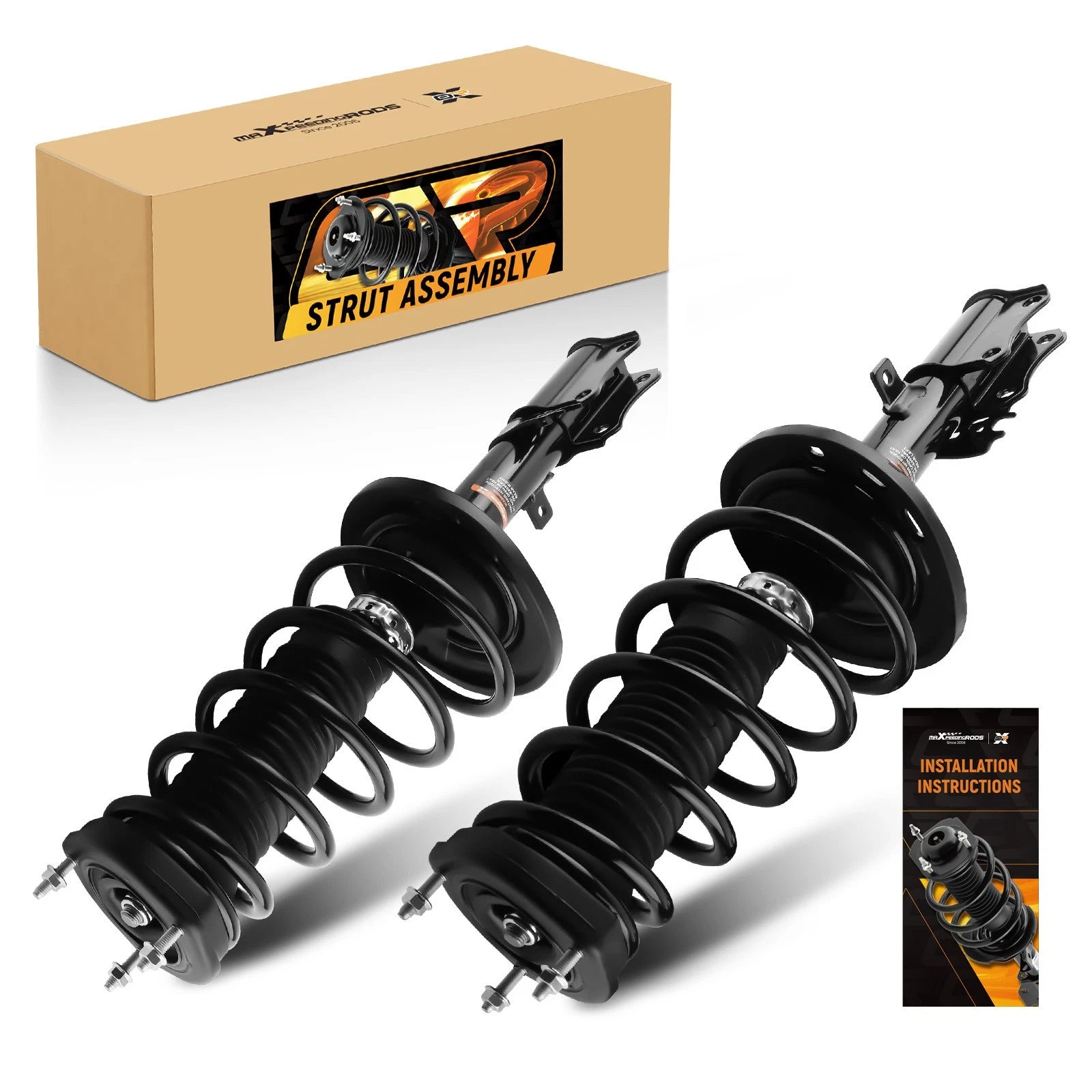 Pair Rear Struts w/ Coil Spring for Toyota Camry Solara Lexus ES330 (2004–2006)