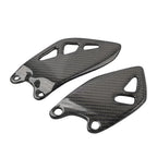 Carbon Fiber Footrest Plate Heel Guard for Kawasaki ZX-10R 2015-2024