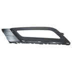 Replacement Black Textured Polypropylene Front Driver Side Fog Light Bezel