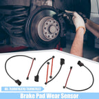 2X Front Rear Brake Pad Wear Sensor Lead for Volkswagen Touareg 
