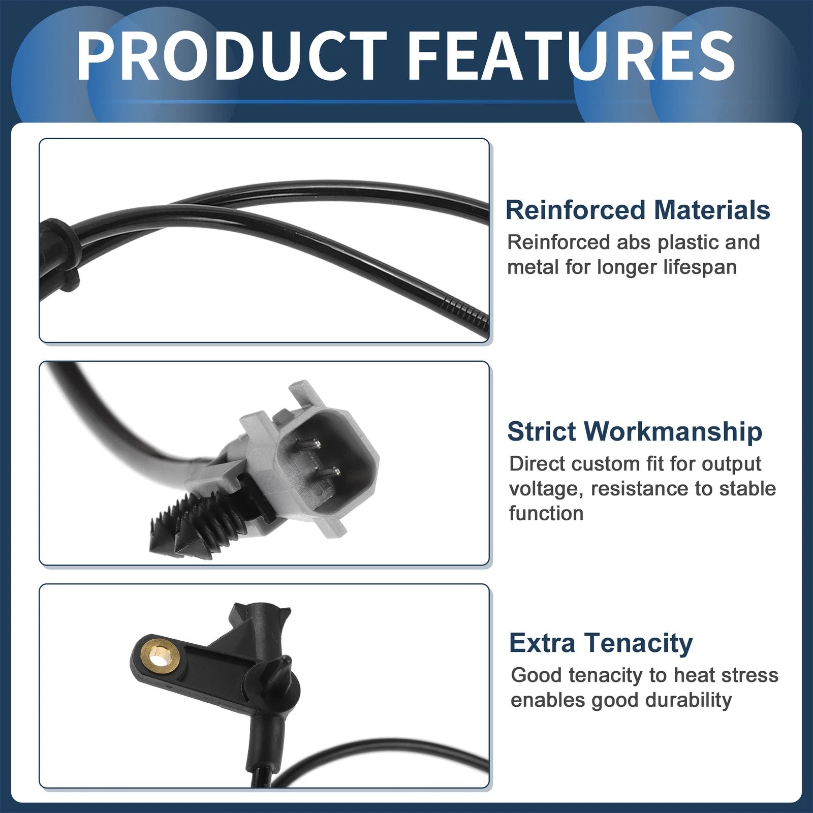 ABS Wheel Speed Sensor No. 4683470AE for Chrysler Town & Country (2011–2016)