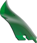Klock Werks Kolor Flare Sport Windshield 6.5" Green for FLH (2014–2023)