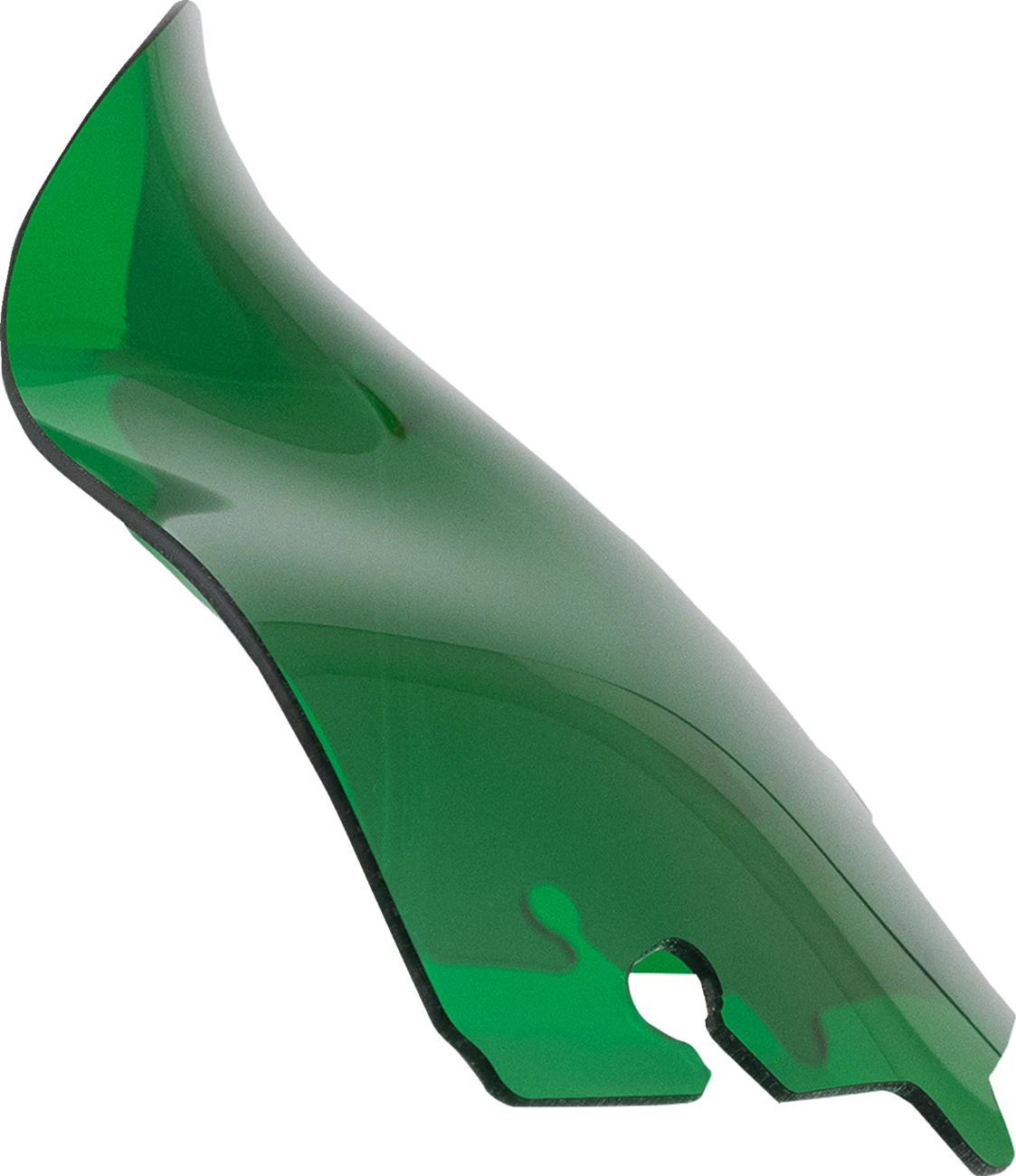 Klock Werks Kolor Flare Sport Windshield 6.5" Green for FLH (2014–2023)