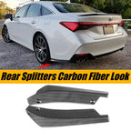 Carbon Look Rear Bumper Splitter Diffuser Canards for Infiniti G37 Q50 Q60 Q70
