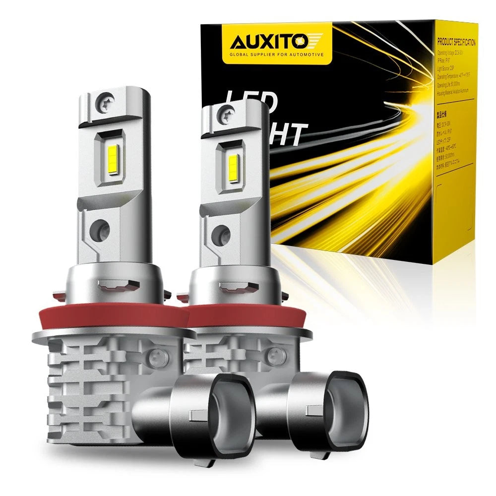 AUXITO H11 H8 H9 LED Fog Light Bulbs for Driving Lamp DRL (6500K)