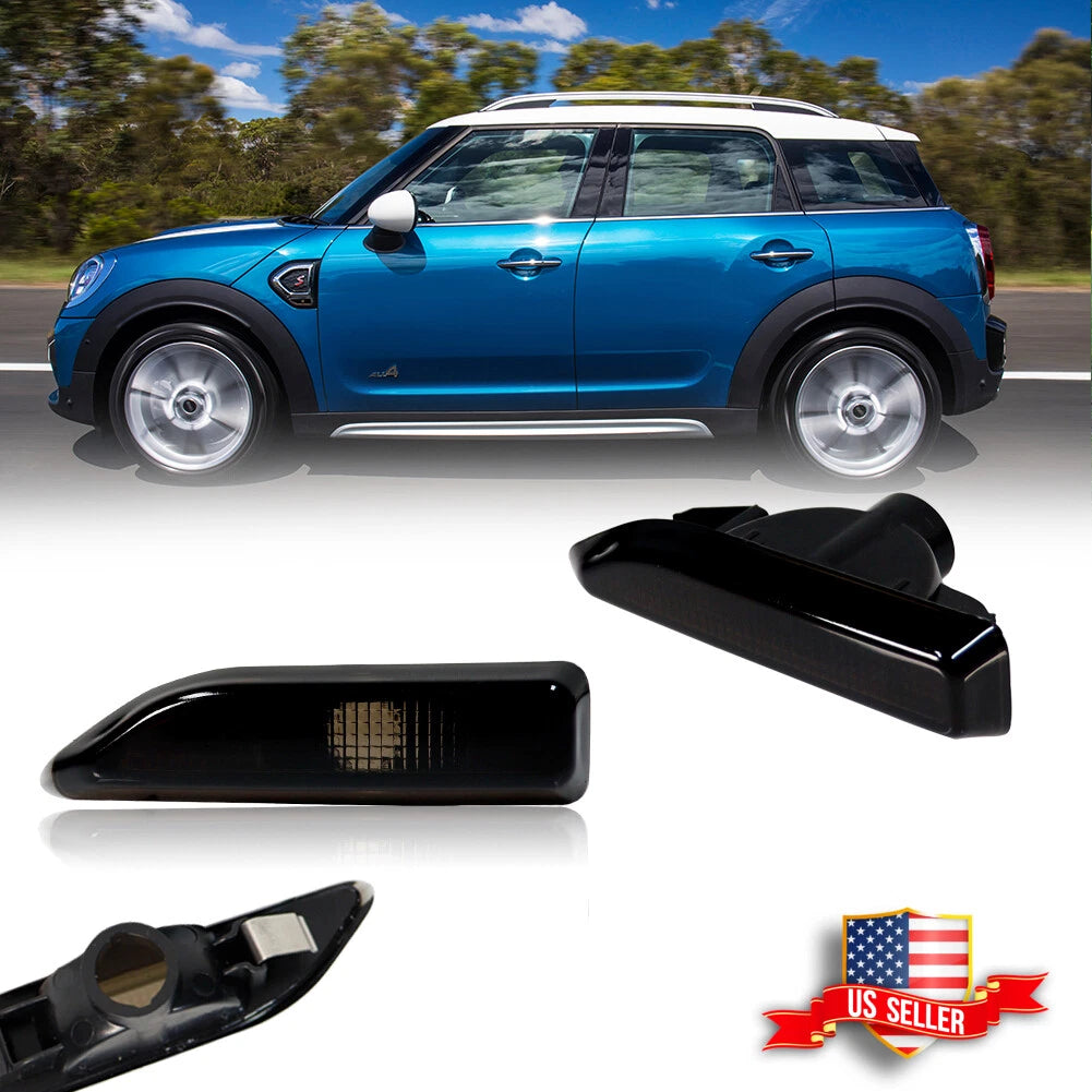 Smoke Lens Front Parking Side Marker Lights for Mini Countryman F60 (2017–2023)