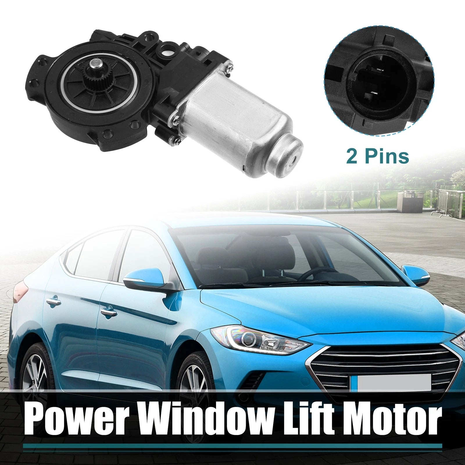 Front Right Power Window Regulator Lift Motor for Hyundai Elantra (2011–2016) 82460-2H000
