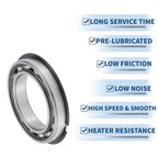 Deep Groove Ball Bearing 6909NR for Scooter Skateboard Wheel (P0 45x68x12mm)