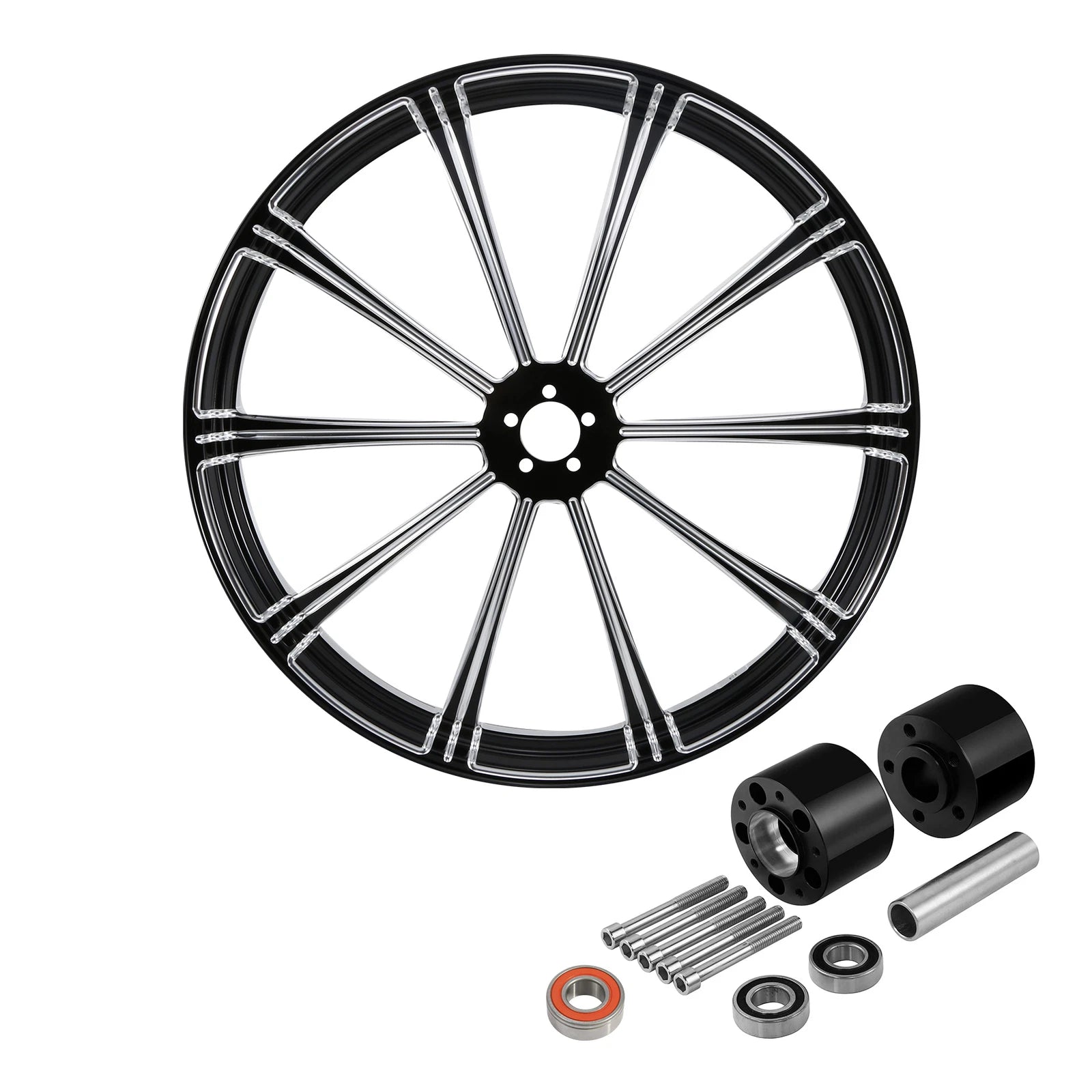 26" Front Wheel Rim Dual Disc Hub for Harley Electra Glide (2008–2025)