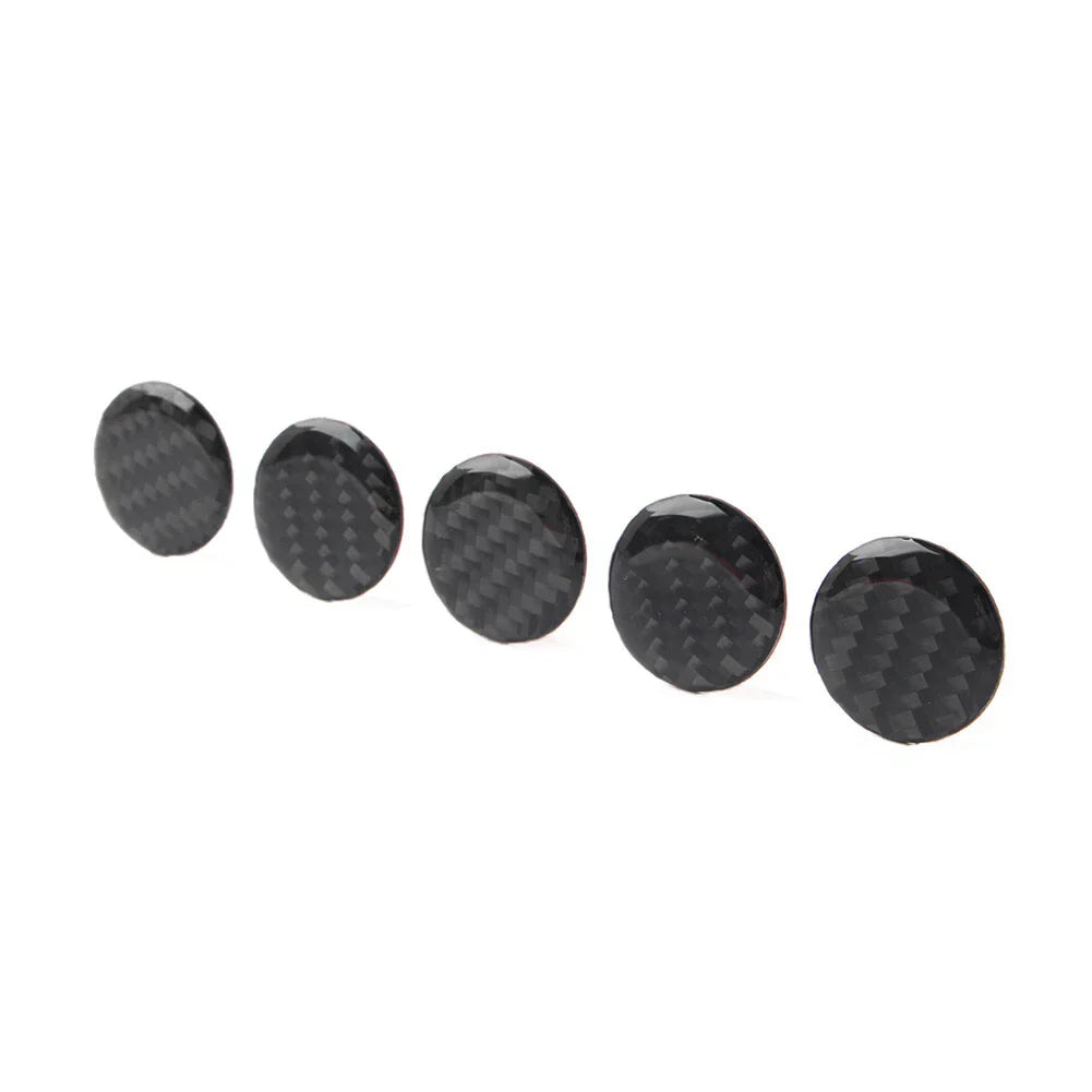 5 x Door Handle Push Button Knob Covers for Jeep Wrangler (2007-2017)