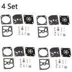 Set of 4 Carburetor Repair Kits for ZAMA RB-100 STIHL HS45 FS55 FS38 BG45