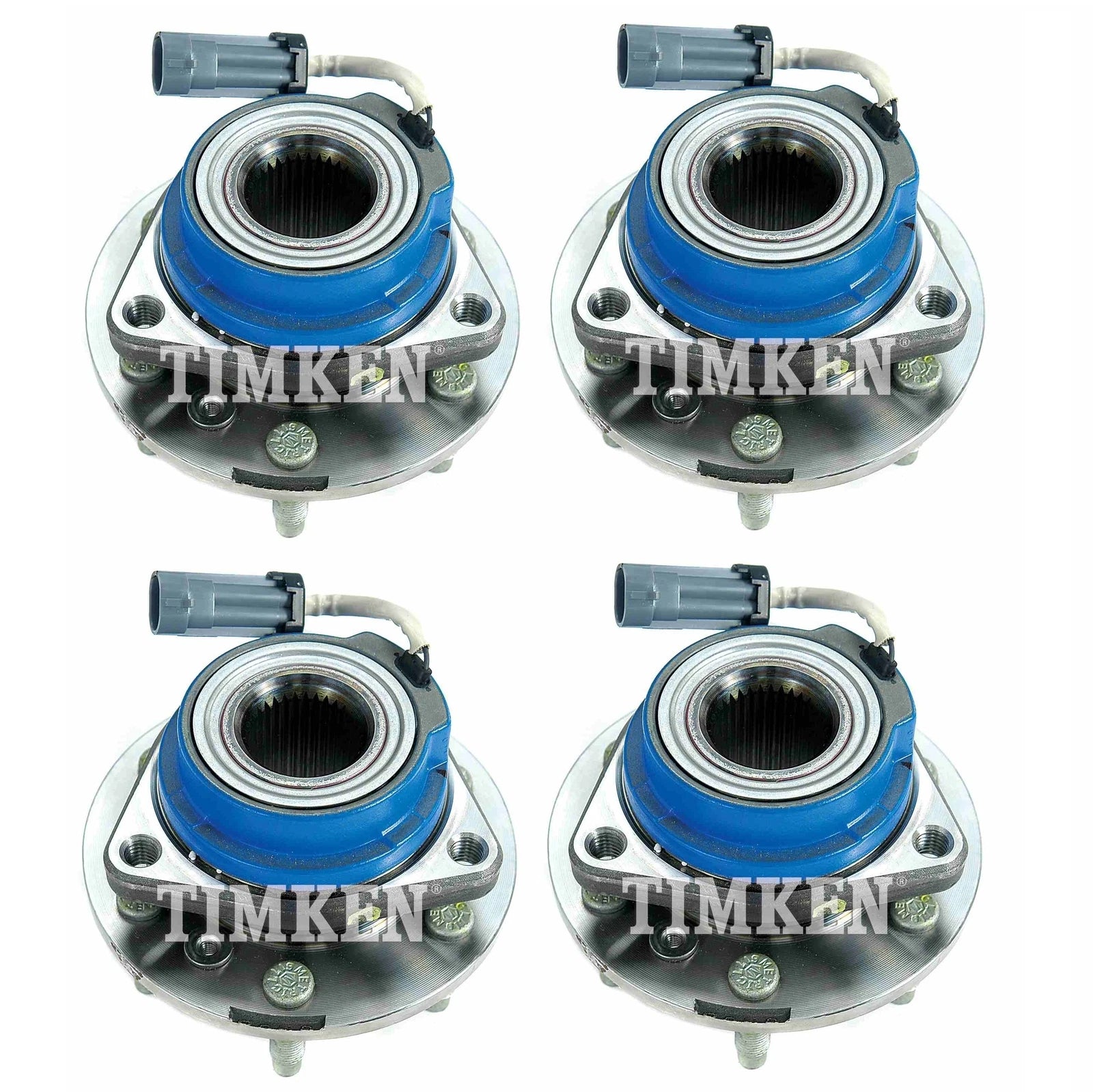 Front and Rear Wheel Bearing & Hub Assembly Kit for Terraza Relay (2006)