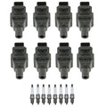 Set of 8 Ignition Coils & Spark Plugs for Jaguar XJR (1994–1997)