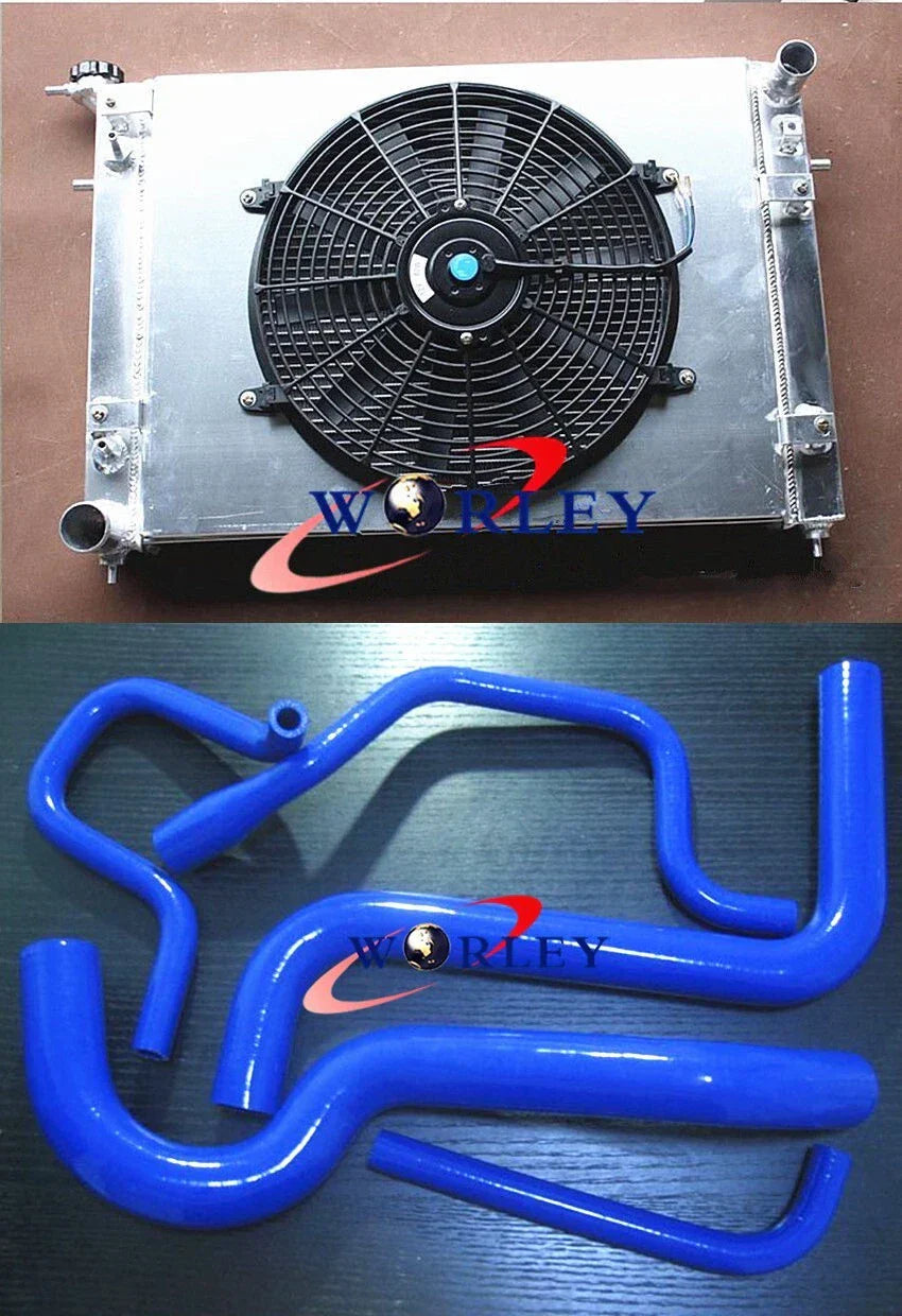3 Row Alloy Radiator & Shroud & Fan & Hose for Holden Commodore VN-VS (1988-1997)
