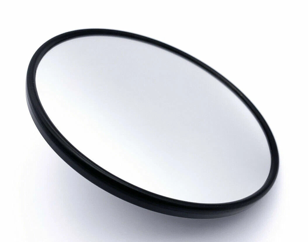 5 Inch Flat Side View Mirror Head Replacement Black Powder Coated for Jeep (2007–2018)