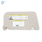 Left Driver Sun Visor for Nissan Rogue X-Trail (2014–2020) Gray with Mirror & Light