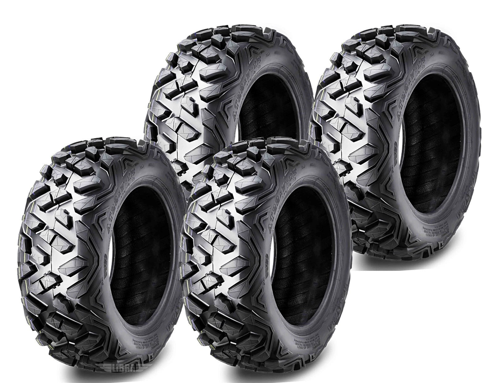 Set of 4 Wanda ATV Tires 19x7-8 for Arctic Cat 90 (2003–2004)
