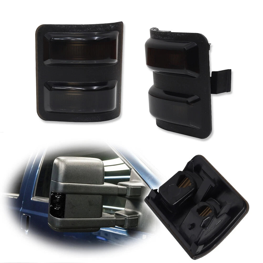 Set of 2 Smoked Turn Signal Lights for Ford F250 F350 F450