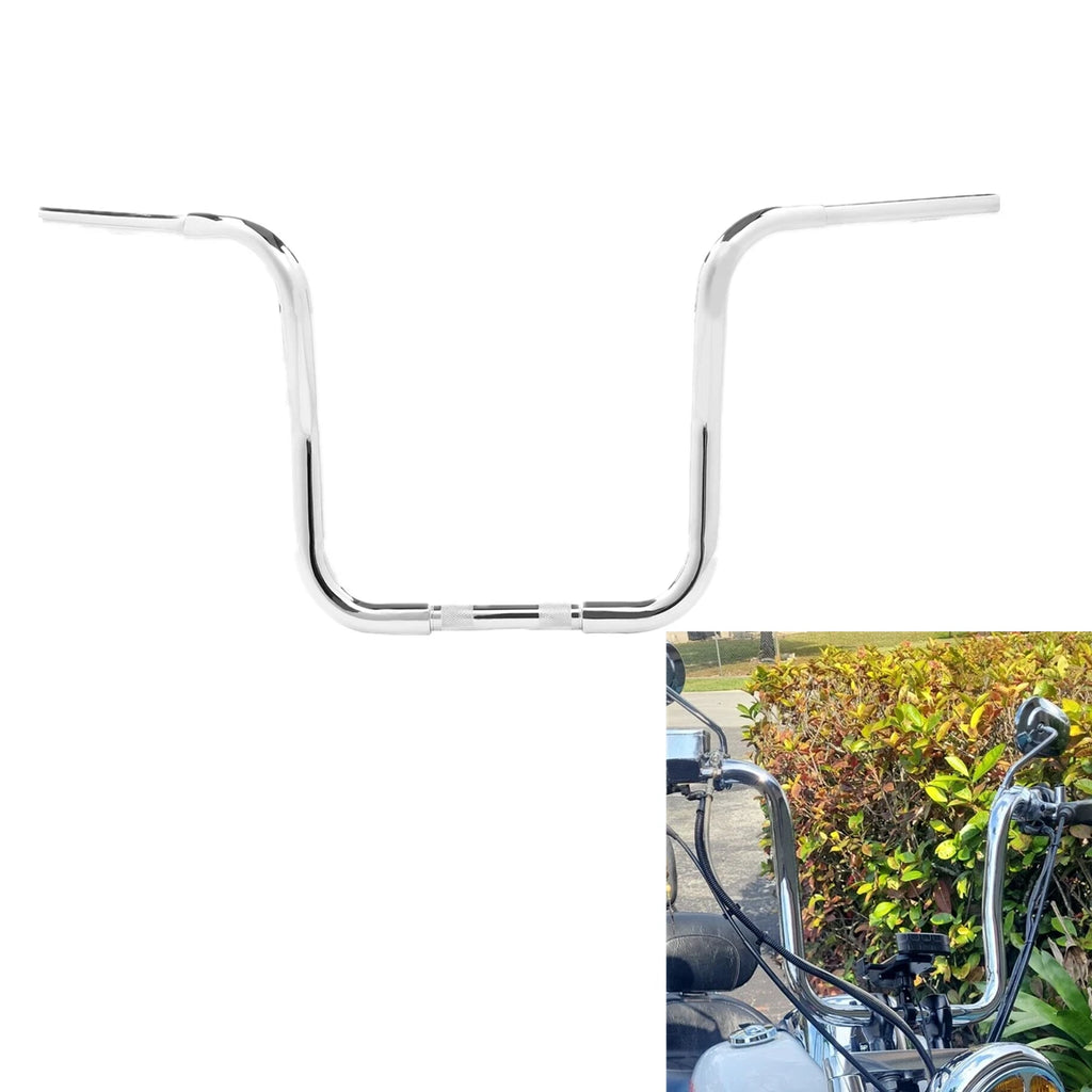 Chrome 14" Rise Ape Hanger Handlebar for Harley Custom Sportster XL