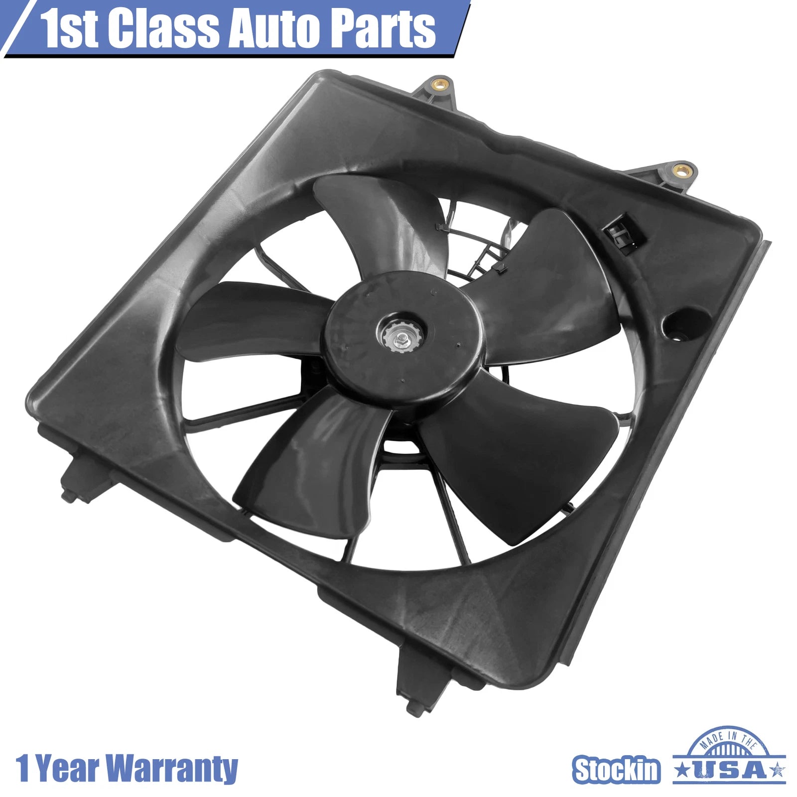 Engine Cooling Fan Assembly for Honda Accord (1994–1995) Honda Prelude (1999–2001)