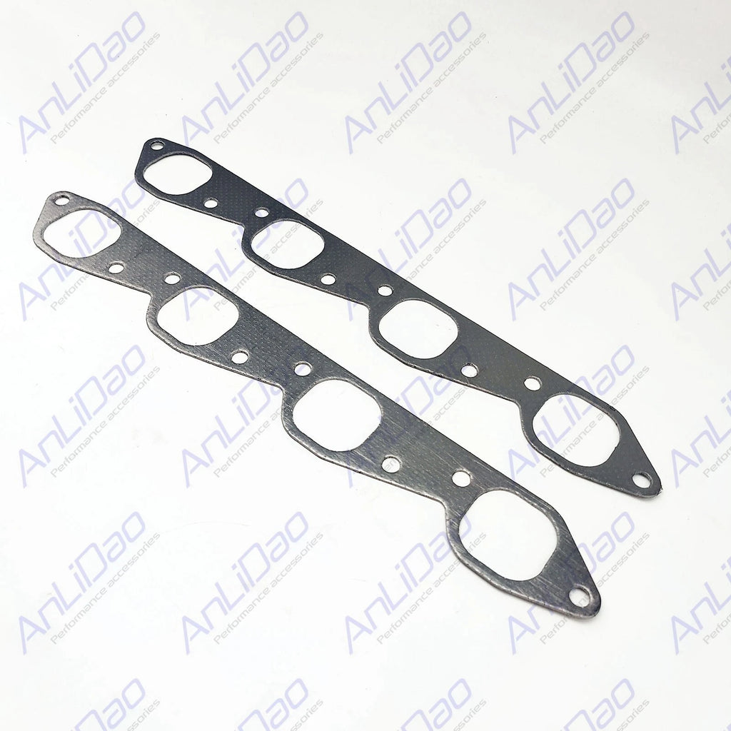 2Pcs Exhaust Manifold Gasket for Mercruiser OMC (27-46820, 909613, 3852472, 18-0418)