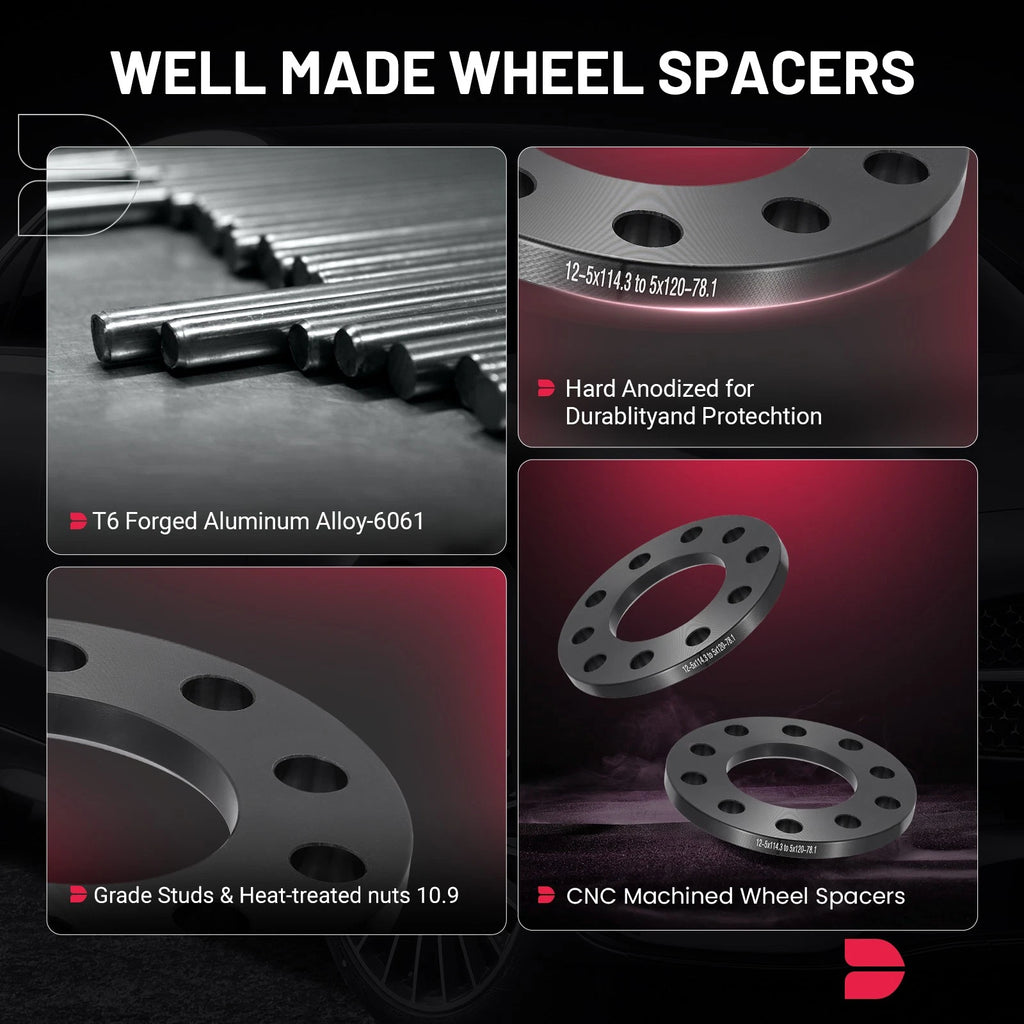 2Pcs 1/2" Wheel Spacers for Chevrolet Impala (2014-2020)