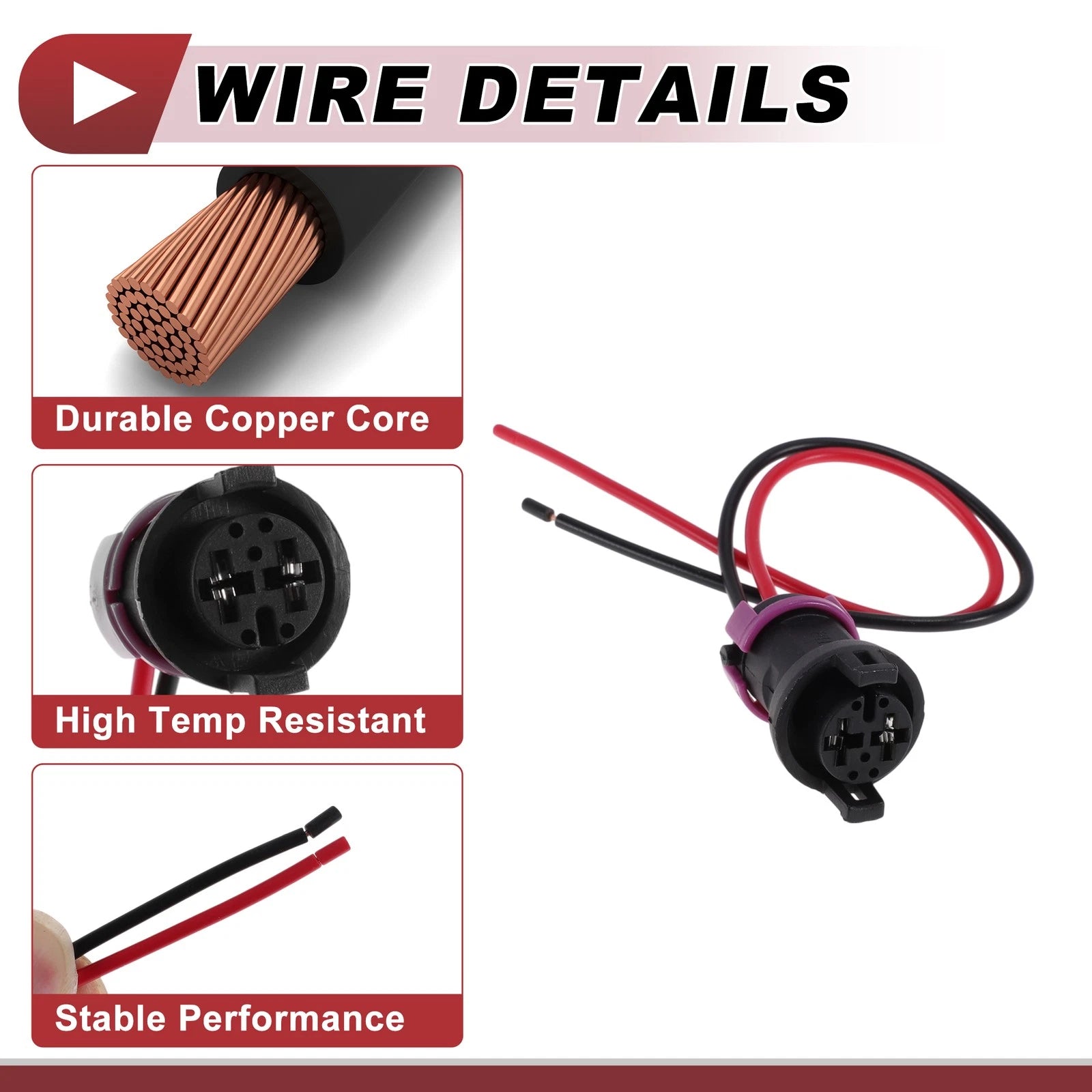 Front Turn Signal Light Socket Wiring for Volkswagen Santana (No. 3B0953123B)