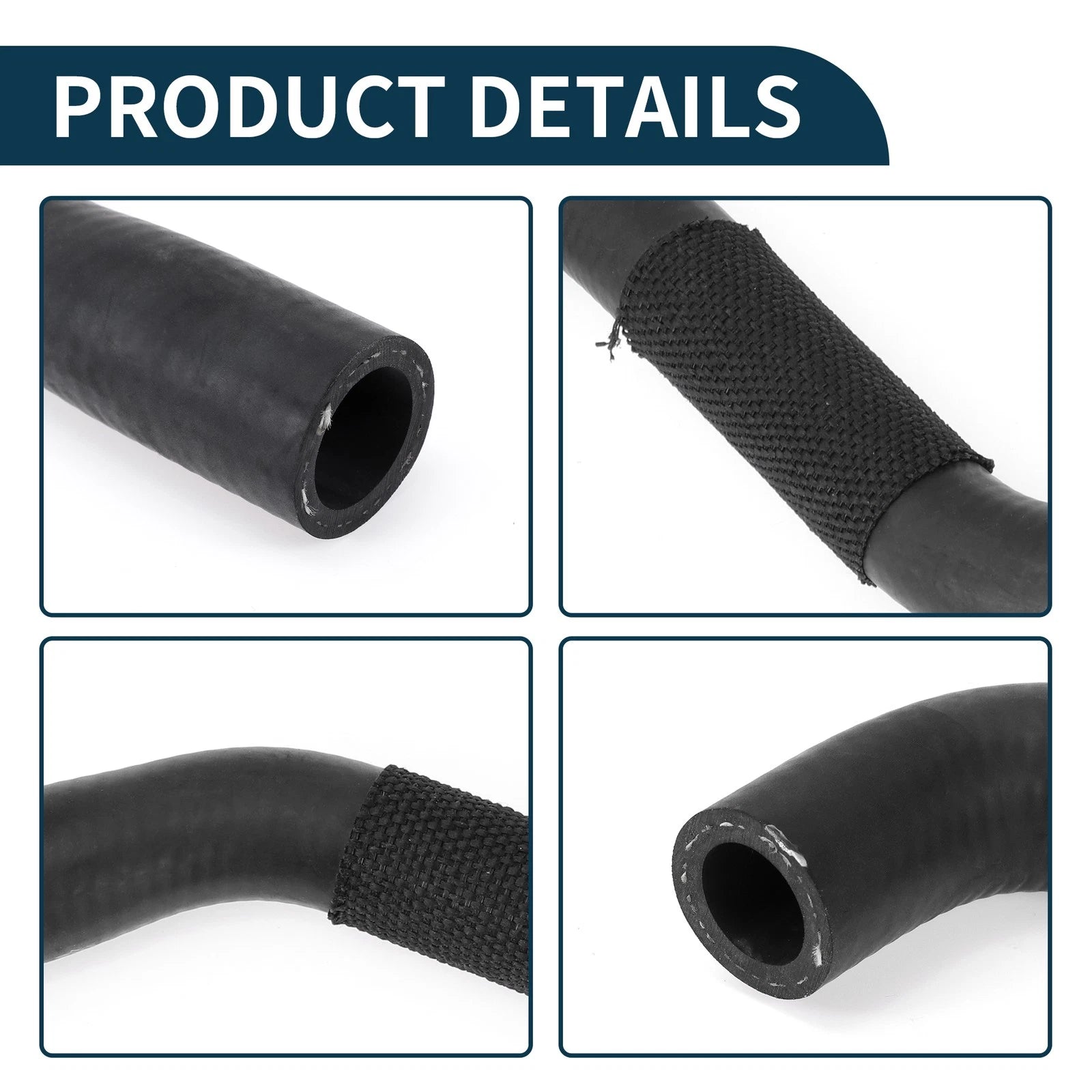 Radiator Hose Coolant Pipe for Audi A6L (2006–2010) No. 06C121096H Rubber