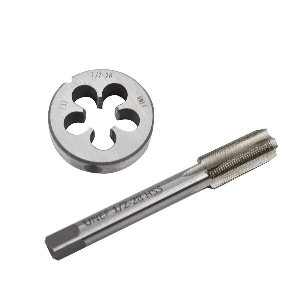 1/2"-28 Gunsmithing Tap and Die Set for 22LR 223 5.56 9mm