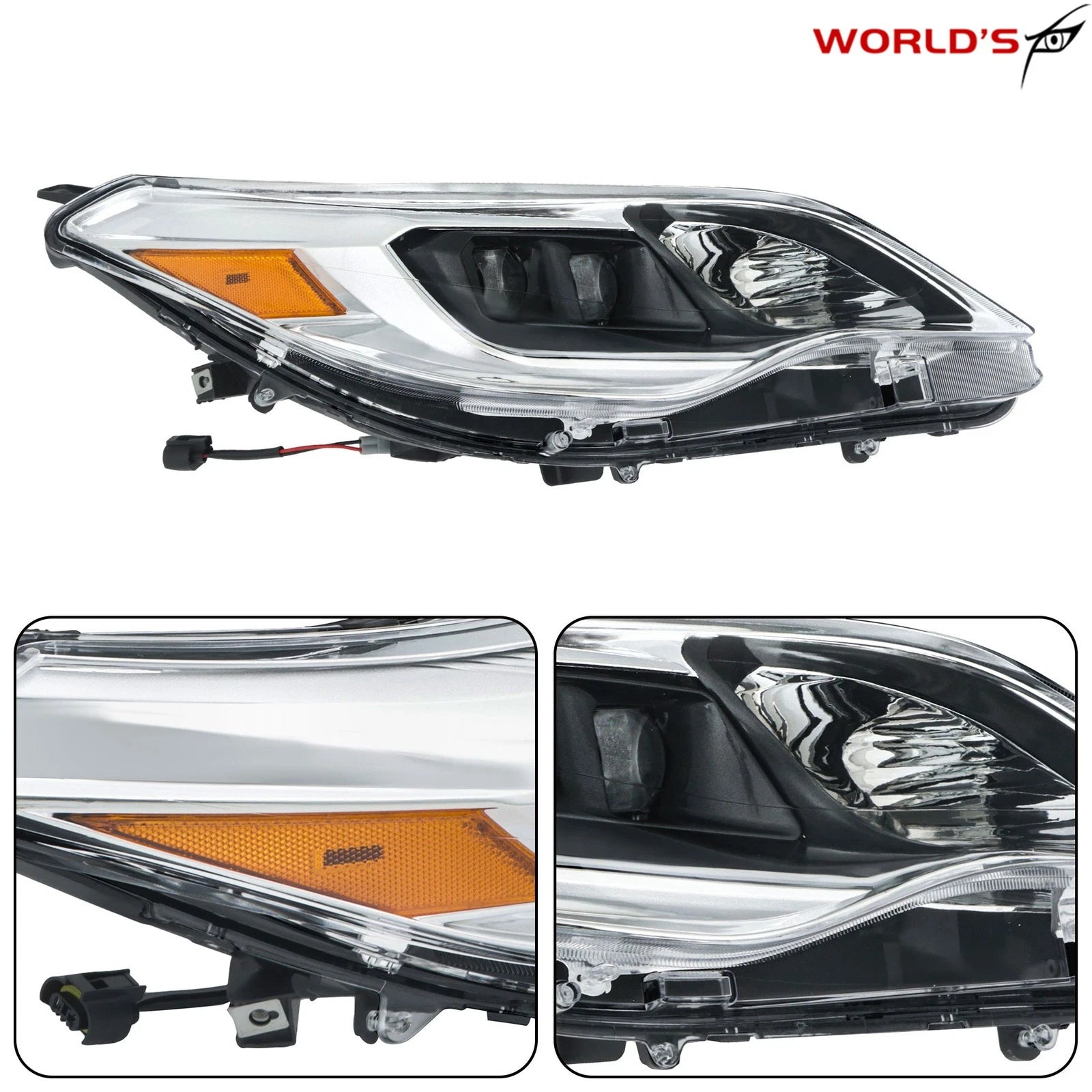 Passenger Right Headlight for Toyota Avalon (2013–2015) Halogen Projector