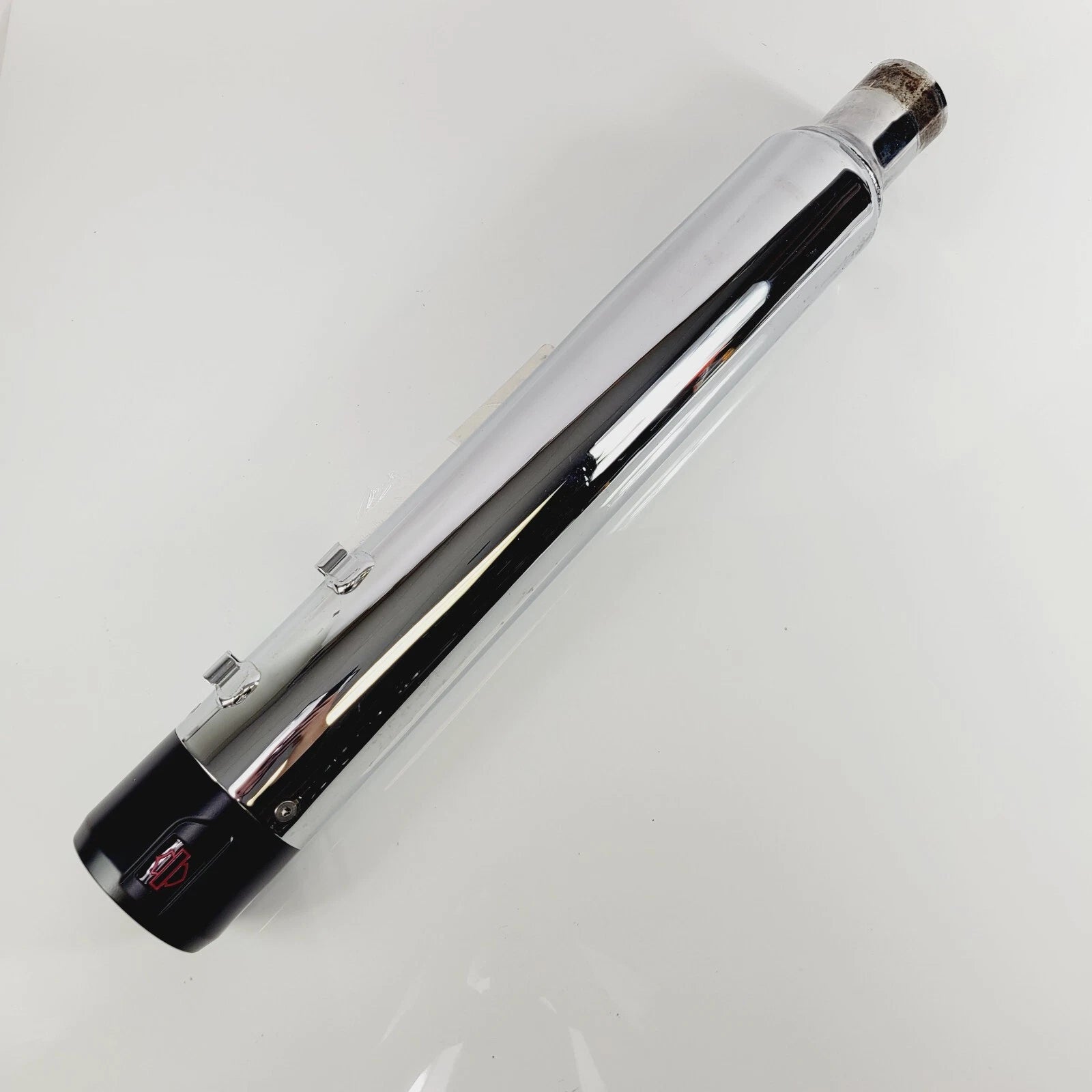 Muffler Exhaust Right Chrome with Black Tip for Harley CVO Touring (2017–2025)