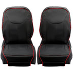 Custom Fit Seat Covers for Jeep Wrangler JK 4-Door (2013–2017) Red & Black