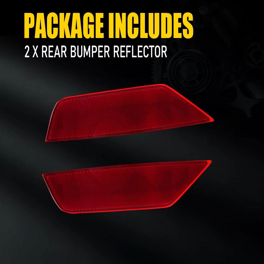 Pair Rear Bumper Reflector Light Lamp for Ford Escape (2013–2019)
