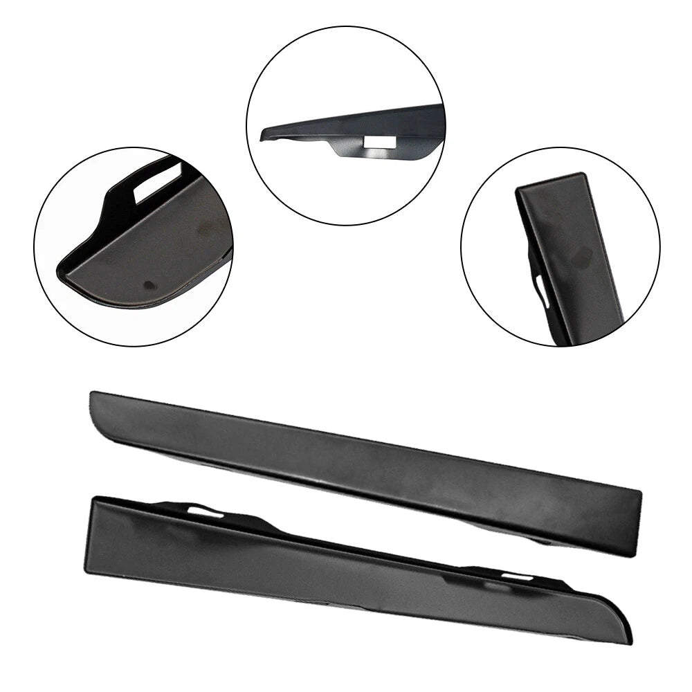 Set of 4 Front Bumper Grille Headlight Filler Trim Panels for Toyota Tacoma (1995–1997)