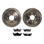Set of 2 Brake Rotors and Pads for Lincoln Navigator (2007–2017)