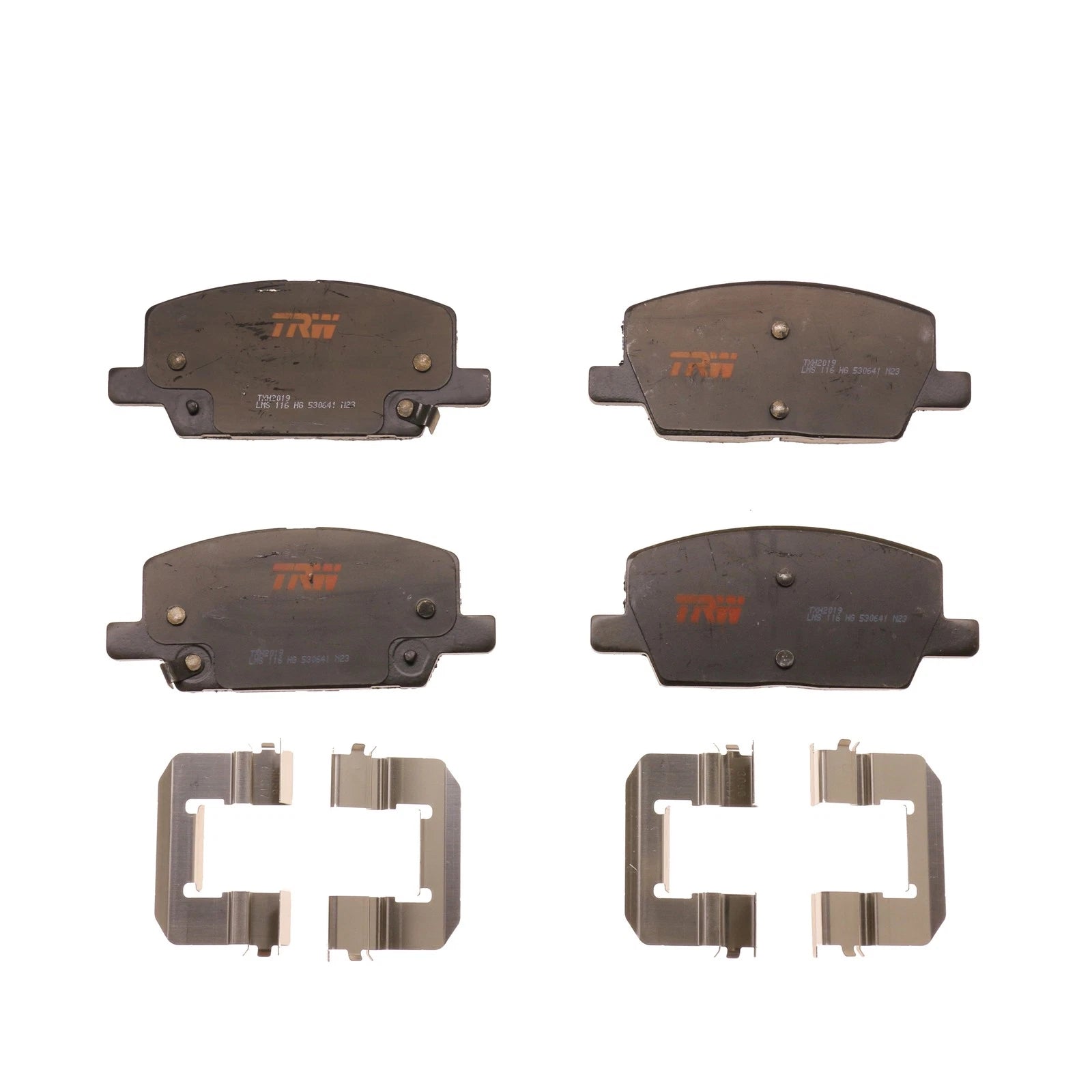 Set of 4 Disc Brake Pads for Chevrolet Trax (2018–2020)