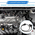 Crankshaft Position Sensor 1 Pc Black for BMW E36 318i (1990-1993)