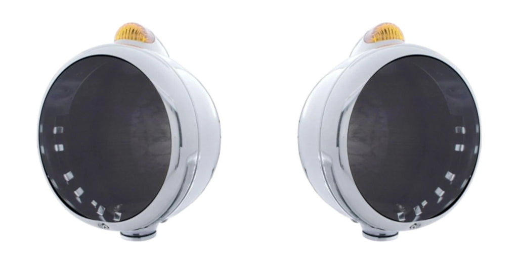 Headlight Lamp Buckets LED Amber Turn Signal for Toyota Hilux (2005–2015)