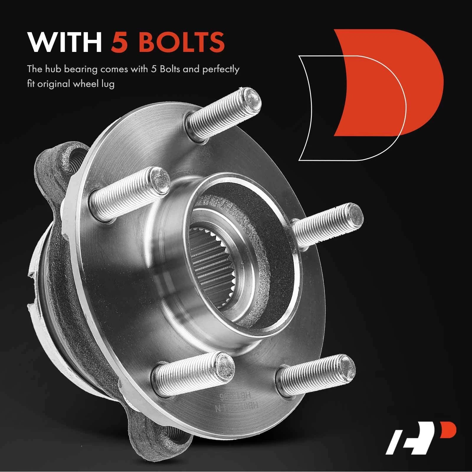 2X Front Wheel Hub & Bearing Assembly for Nissan Altima (2007–2018)