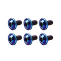 6pcs M6x20mm Titanium Torx Head Bolts for Bike Motorcycle