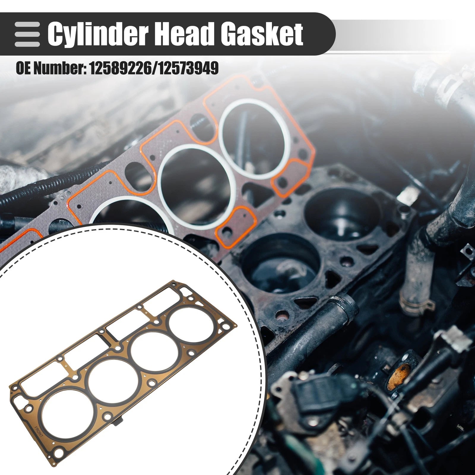 Cylinder Head Gasket for Chevrolet Silverado 1500 (2007–2013) No. 12589226/12573949