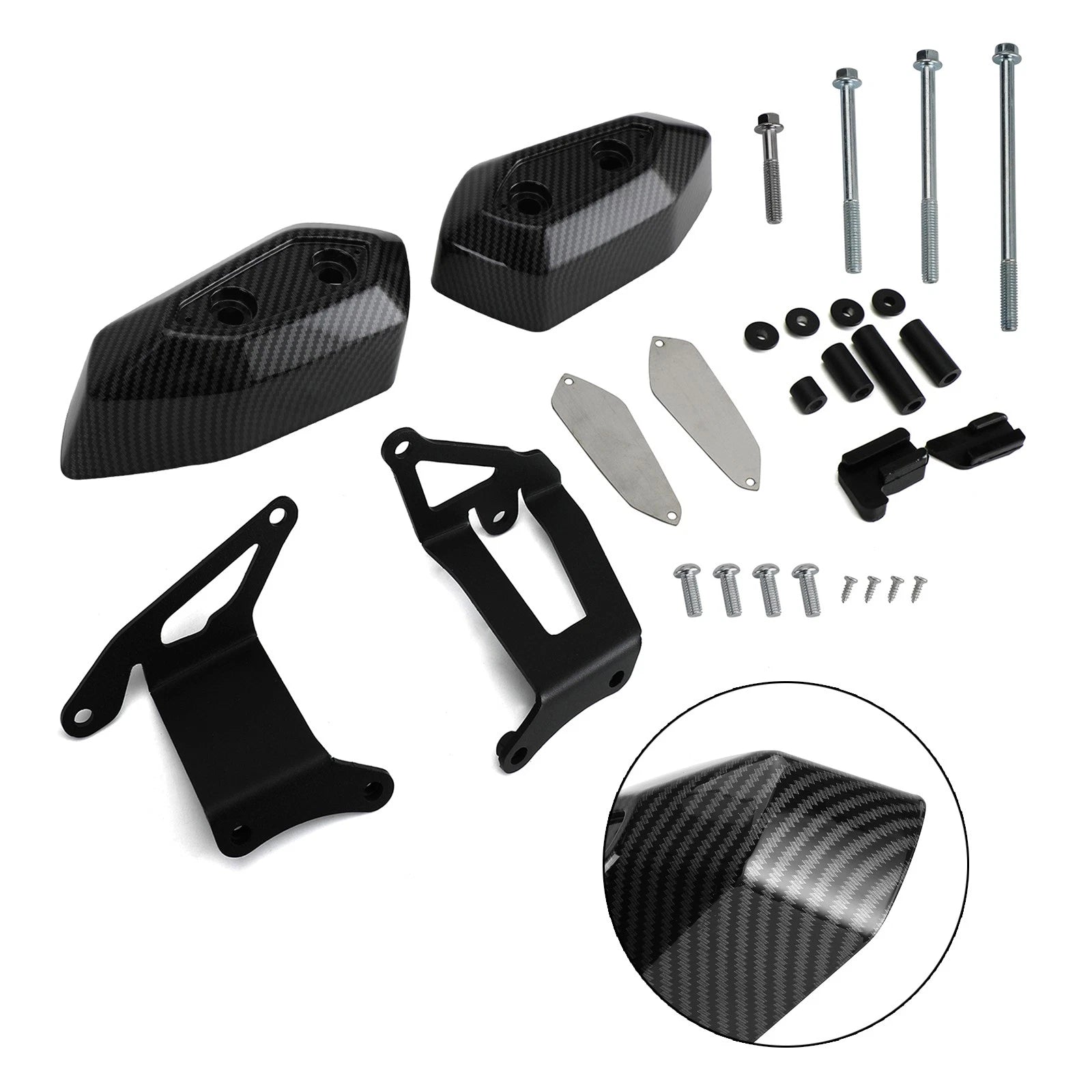 Plastic Engine Protector Covers for Yamaha YZF R15 V4 (2021–2023)