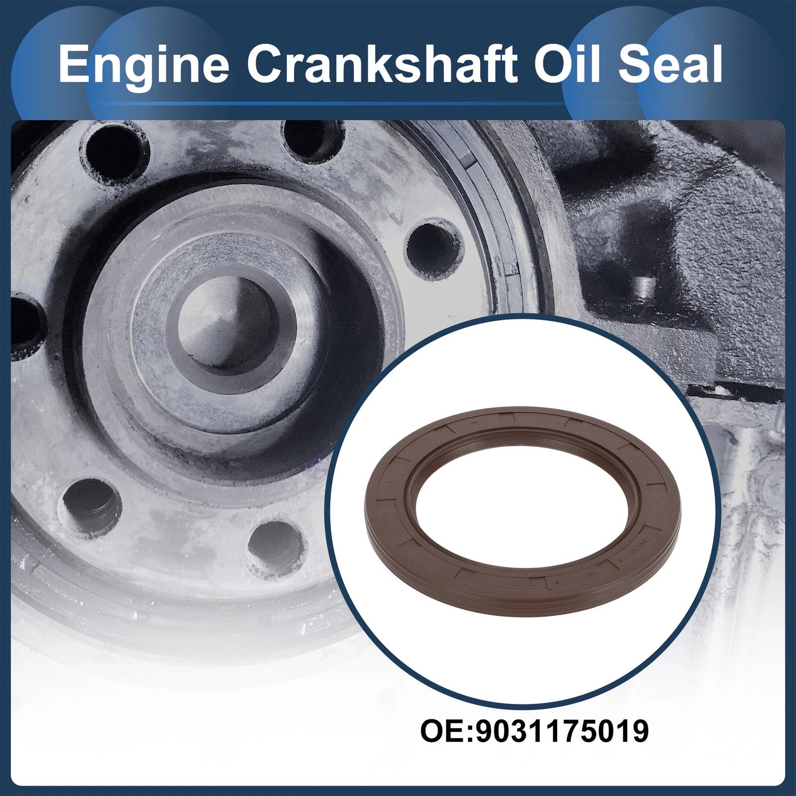 1 Pc Rear Crankshaft Oil Seal for Toyota Prius C Yaris (2012–2017) No. 90311-75019