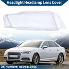 1 Pc Headlight Lens Cover for Audi A4 B6 (2001–2005) No. 8E0941030C Clear