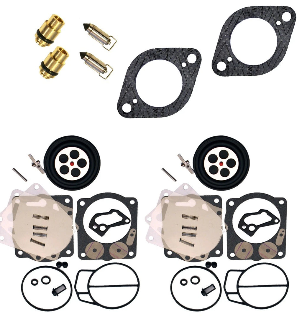 Carburetor Rebuild Kit for Sea Doo RX 947 951 (1997–2002) - Base Gaskets, Needle & Seat
