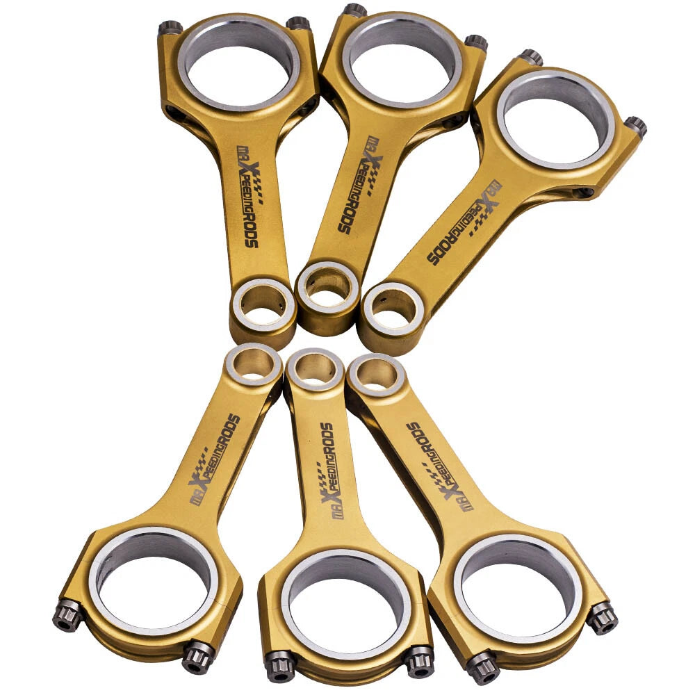 Titanized H-Beam Connecting Rods Set for Audi VW VR6 Golf Corrado (1991–1999)