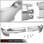Chrome Front Bumper Face Bar for Silverado 2500 3500 HD (2020–2023)